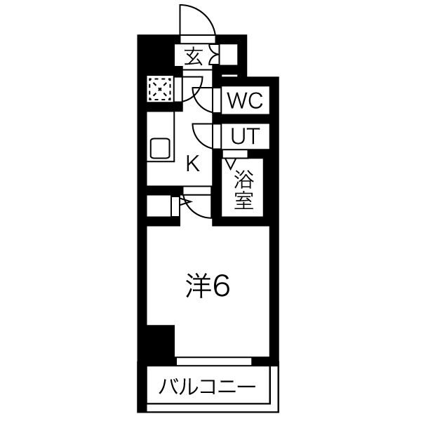 レジュールアッシュ神戸ハーバーランドの間取り