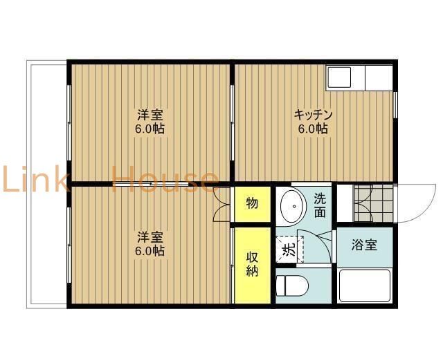 江戸川区船堀のアパートの間取り