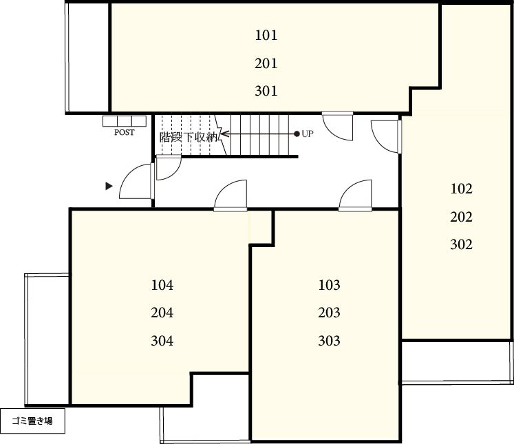 【大和市渋谷のマンションの間取り】