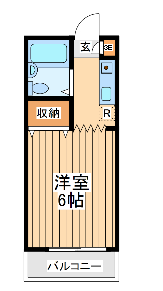 川崎市麻生区片平のマンションの間取り