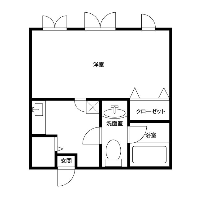 葵ハイツの間取り