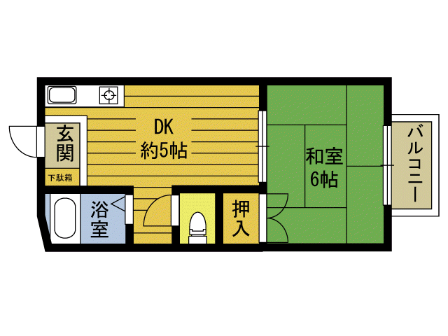 プレジール花の木Ｂの間取り