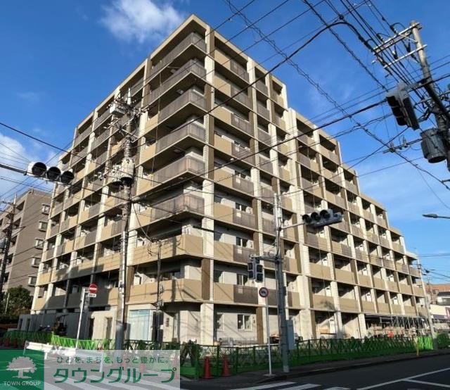 【大田区東矢口のマンションの建物外観】