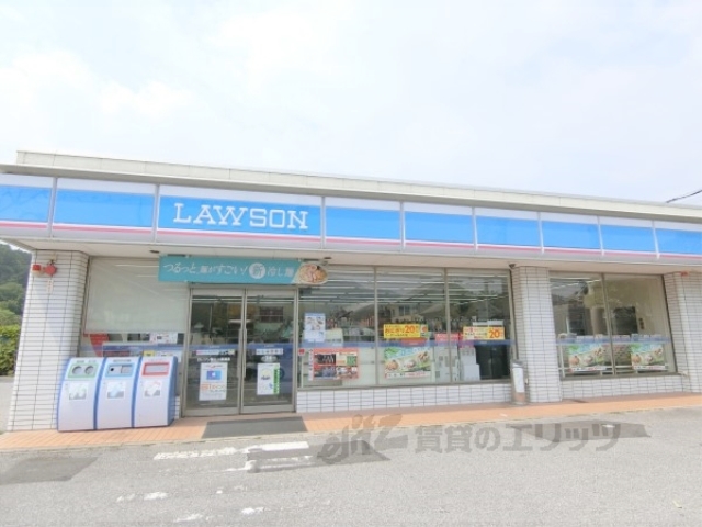 コンビニ　ローソン安土上豊浦店（コンビニ）まで120m