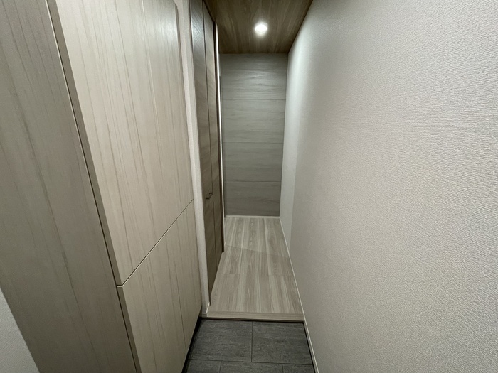 玄関　シューズボックス付きの玄関です☆