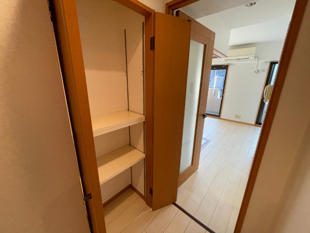 収納　廊下の収納です