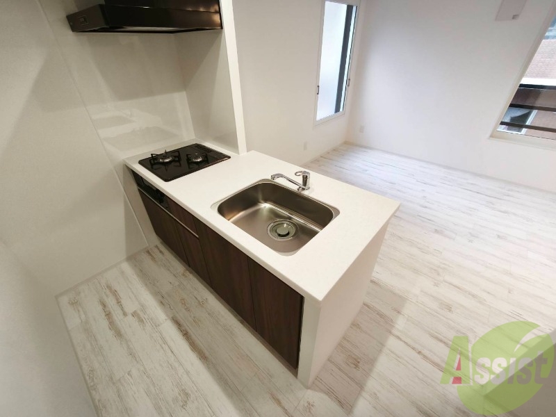 キッチン　システムキッチンなので、すぐお料理に使えます！