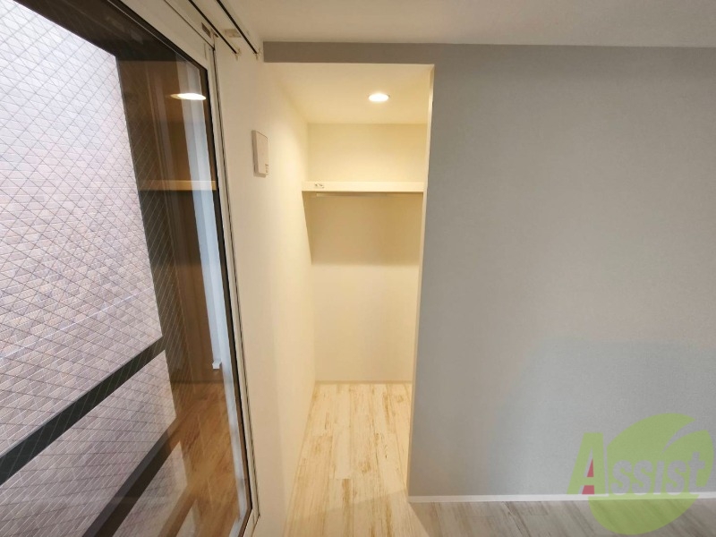 収納　洋室にはクローゼットがあるのですっきり片付きそうです。