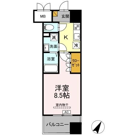 D‐ROOM千葉中央の間取り写真