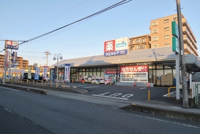 ドラックストア　ウエルシア越谷登戸店（ドラッグストア）まで350m