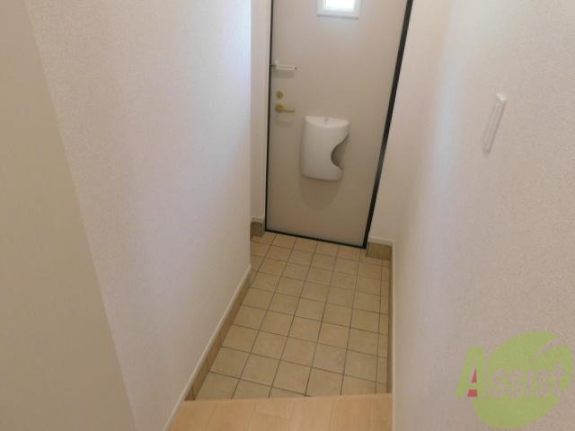 玄関　明るい玄関です！