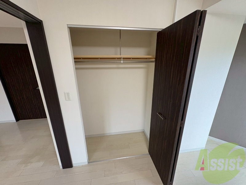 収納　収納です。寝室もすっきり片付きますよ～！