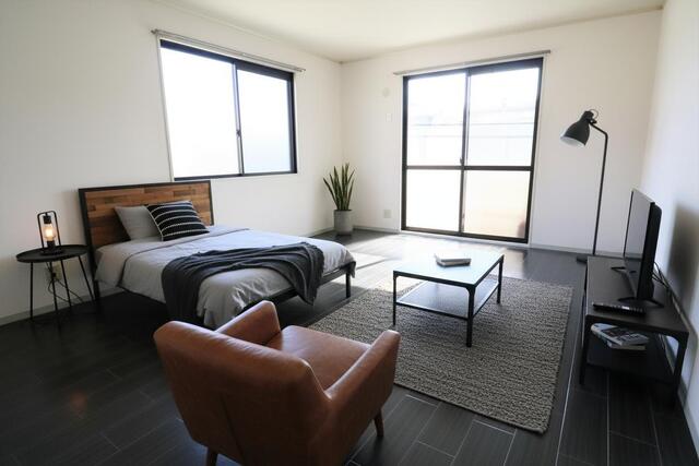 居室・リビング　ＣＧ合成写真の為、家具、家電無し