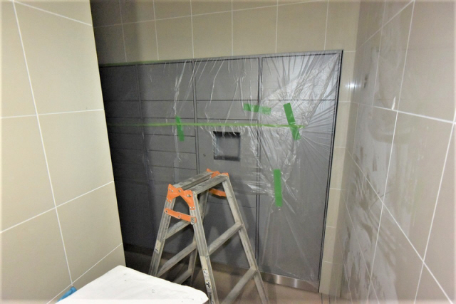 その他共有部分　写真は工事中のものです。現在は完成しています