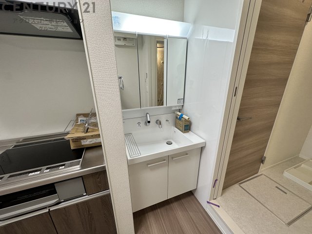 洗面設備　洗面台は独立していて使いやすいです♪