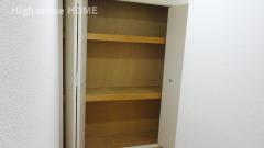 収納　たっぷりとした収納スペースです