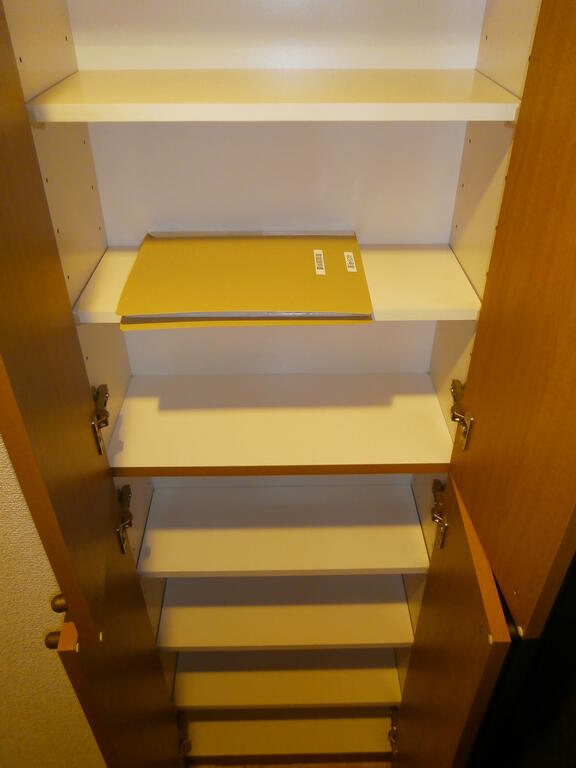 収納　収納力あるシューズボックス