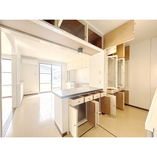 その他　キッチンの収納にも困らない