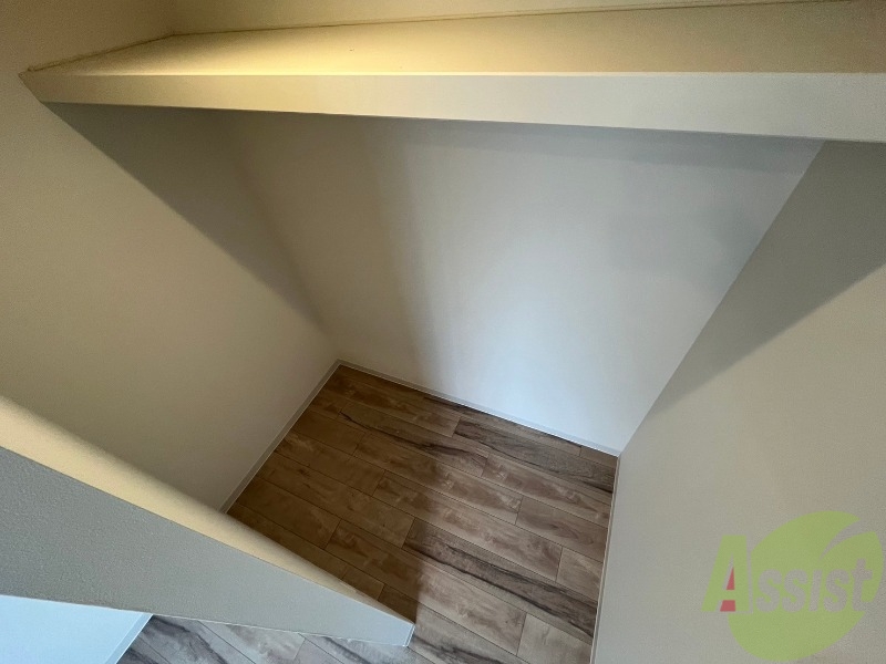 収納　収納もバッチリあるのでお部屋が片付きますよ！