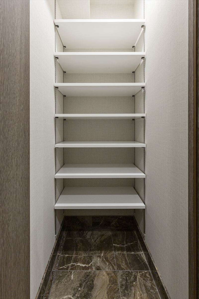 収納　収納のためのスペースです