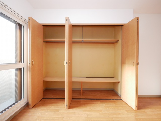 収納　収納量抜群のクローゼットです♪