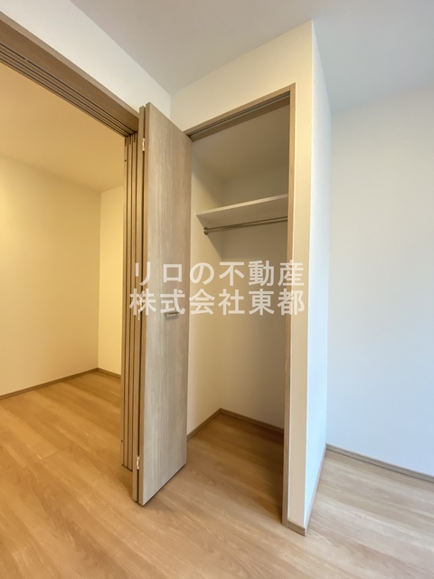 収納　奥行のある収納付です！増えがちな荷物をもスッキリ収納できます