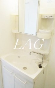 洗面設備　洗面台です。