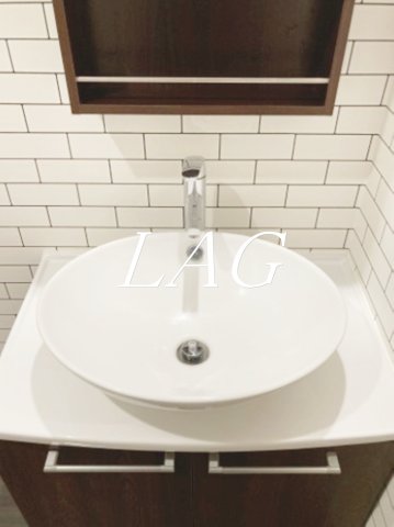 洗面設備　洗面台です。