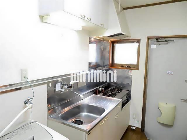 キッチン　ガスコンロ付き（写真は反転１０１号室）