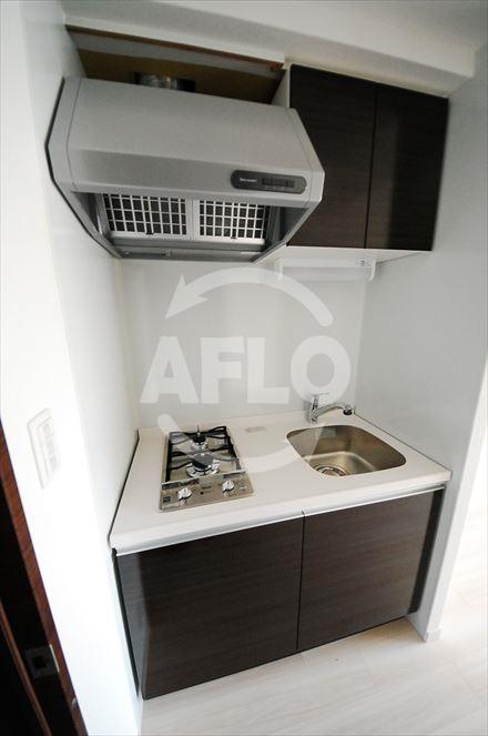 キッチン　リッツ難波南II　２口ガスキッチン