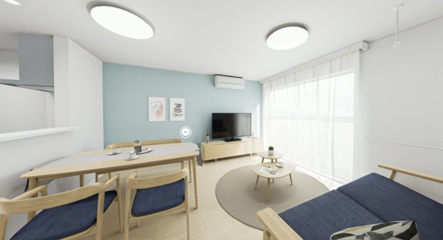 居室・リビング　イメージパースなので実際とは異なります