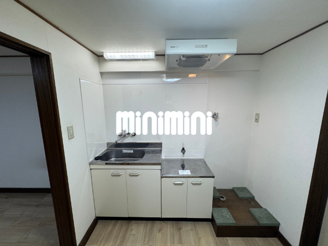 キッチン　ガスコンロ設置可能