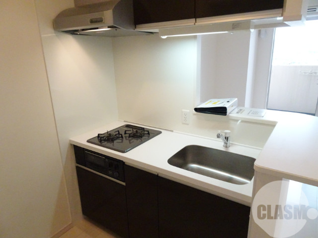 キッチン　２口コンロ＋グリル付きシステムキッチン♪