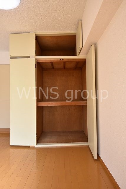 収納　奥行きも十分な収納です