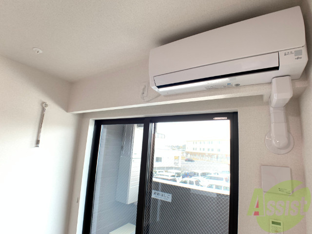 その他設備　エアコンが設置されているので、入居日から利用できます。