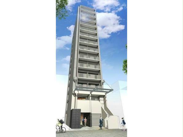 建物外観　完成模型図