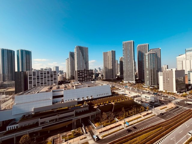 眺望　＊同角度1階下の16階からの眺望になります