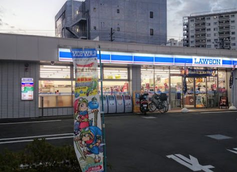 コンビニ　ローソン南砂日曹橋店（コンビニ）まで318m