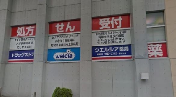 ドラックストア　ウエルシア薬局藤が丘店（ドラッグストア）まで1077m