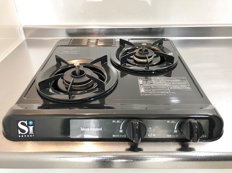 キッチン　システムキッチン　ガス2口