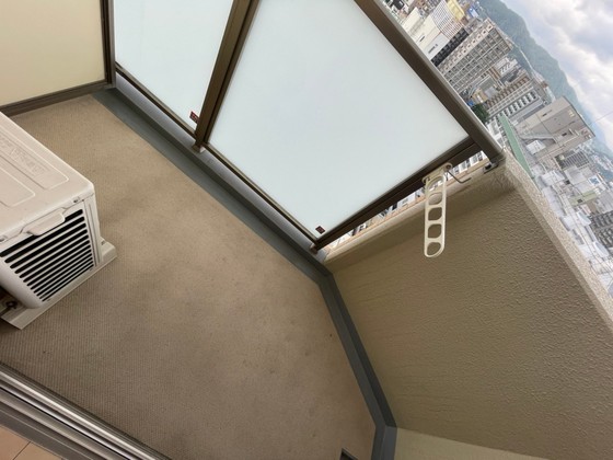 バルコニー　※別部屋の写真です