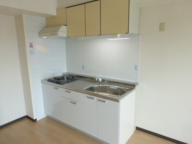 キッチン　システム2口ガスコンロ付