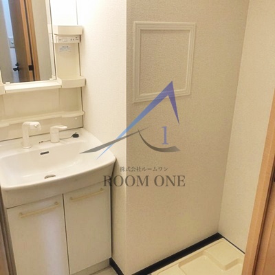 洗面設備　洗面台です。