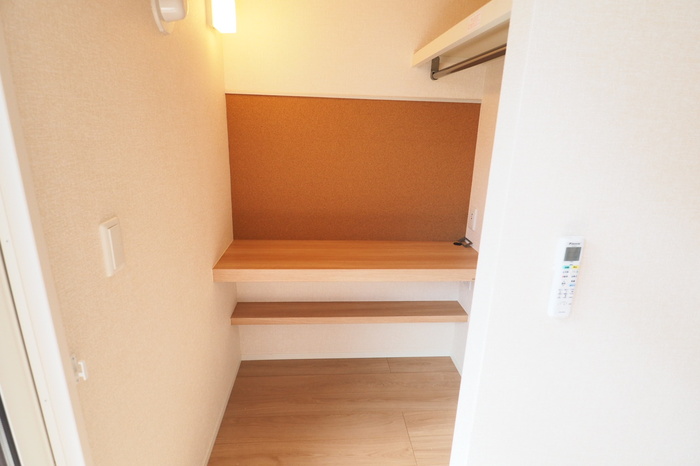 収納　ワークスペースです