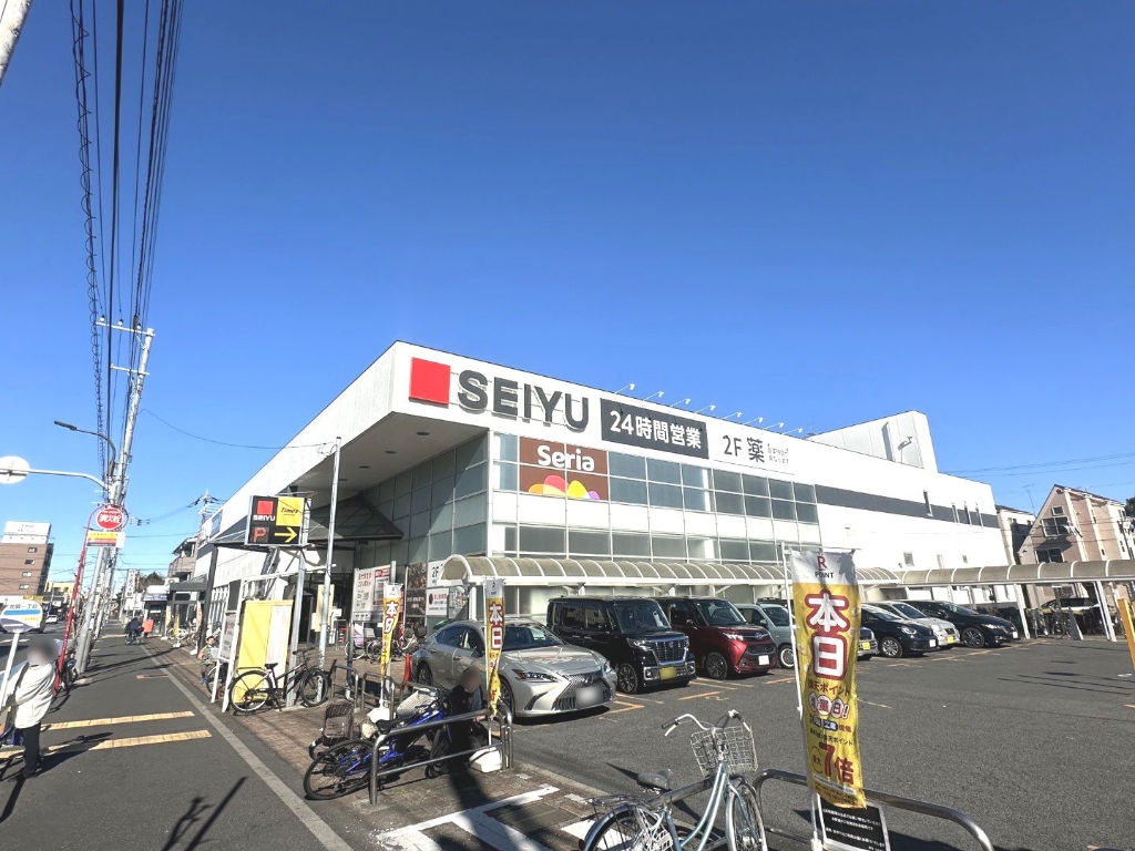 スーパー　西友 加賀鹿浜店（スーパー）まで347m
