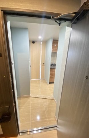 玄関　収納もある玄関です