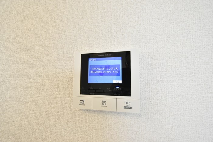 セキュリティ　モニター付きインターホンで安心