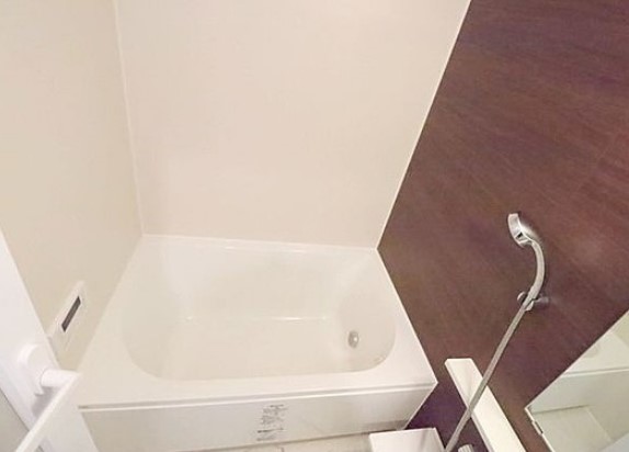 バス・シャワールーム　追い焚き機能、浴室乾燥機付きバス。