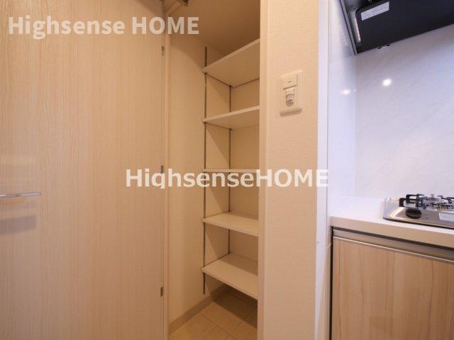 収納　たっぷりとした収納スペースです