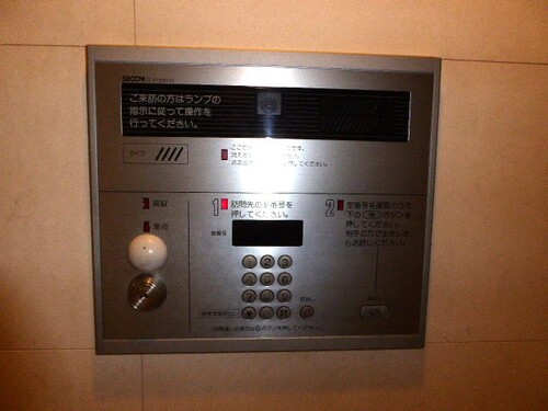 セキュリティ　オートロック　※前回募集時2020年10月撮影